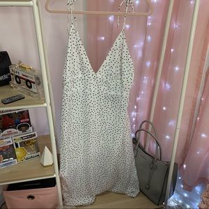 She Made It Happen Polka Dot Midi Dress